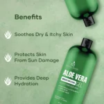 Botanic Hearth 100% Pure Aloe Vera Moisturizing Gel with Vitamin C – Soothing Relief for Dry, Itchy & Sensitive Skin (16 fl oz) - Image 3