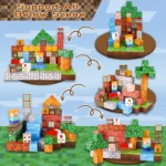 Annexfun Magnetic Blocks – 100PCS Magnetic Building Cubes, STEM Montessori Toys, Sensory & Educational Construction Set for Kids Ages 3-10 - Image 6