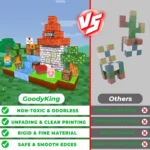 Annexfun 100PCS Magnetic Building Blocks | STEM Montessori Construction Toy for Kids Ages 3-10 | Creative Sensory Tiles & Stacking Cubes - Image 2