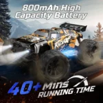 JoyStone High Speed RC Car, 1:16 Scale 30+MPH Remote Control Monster Truck All Terrain Off-Road Truck, 4WD Electric Vehicle Hobby Toy with 2 Batteries for Kids Adults - Image 9