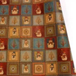 Christmas Wrapping Paper 9-Pack – Holiday Kraft Paper Sheets with Snow, Christmas Tree, Snowman, Lantern & Elk Designs (30” x 20”) - Image 2