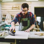 JELLAS 220W Electric Detail Sander – 13,000 RPM Compact Sander for Wood with Dust Collection System, 16 Sandpapers, Finger Sanding Attachment & Sanding Pad – Precision Finishing Tool - Image 6