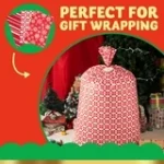 Joyfy 3-Pack Jumbo Christmas Gift Bags – 56”x36” Large Red Plastic Santa Gift Bags with Tags - Image 7