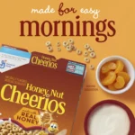 Honey Nut Cheerios – Heart-Healthy Gluten-Free Breakfast Cereal, Mega Size 27.2 oz - Image 3