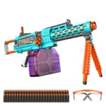 Adventure Force Tactical Strike Boxer Pro – Full-Auto Motorized Flywheel Blaster with 55-Piece Ammo Set, Shoots Up to 150 FT, Ages 14+
