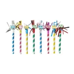 Way To Celebrate 8-Count Multicolor Fancy Blowouts – Party Favor Decorations