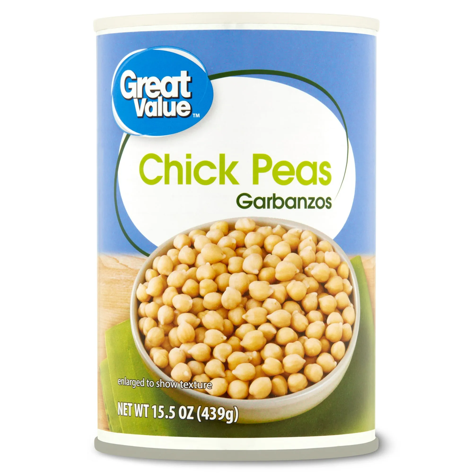 Great-Value-Garbanzos-Chick-Peas Great Value Garbanzos Chick Peas – 15.5 oz, Nutritious & Ready to Use - Image 1