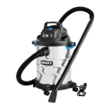 Hart 6-Gallon 5 Peak HP Stainless Steel Wet/Dry Vacuum Cleaner with Bonus Car Cleaning Kit – Powerful & Versatile