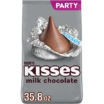 Hershey's Kisses Milk Chocolate Candy – Party Pack 35.8 oz, Classic Bite-Sized Treats