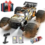 JoyStone High Speed RC Car, 1:16 Scale 30+MPH Remote Control Monster Truck All Terrain Off-Road Truck, 4WD Electric Vehicle Hobby Toy with 2 Batteries for Kids Adults