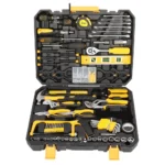 Ktaxon 198-Piece Comprehensive Tool Set – Household & Auto Repair Hand Tools with Storage Case (Yellow)