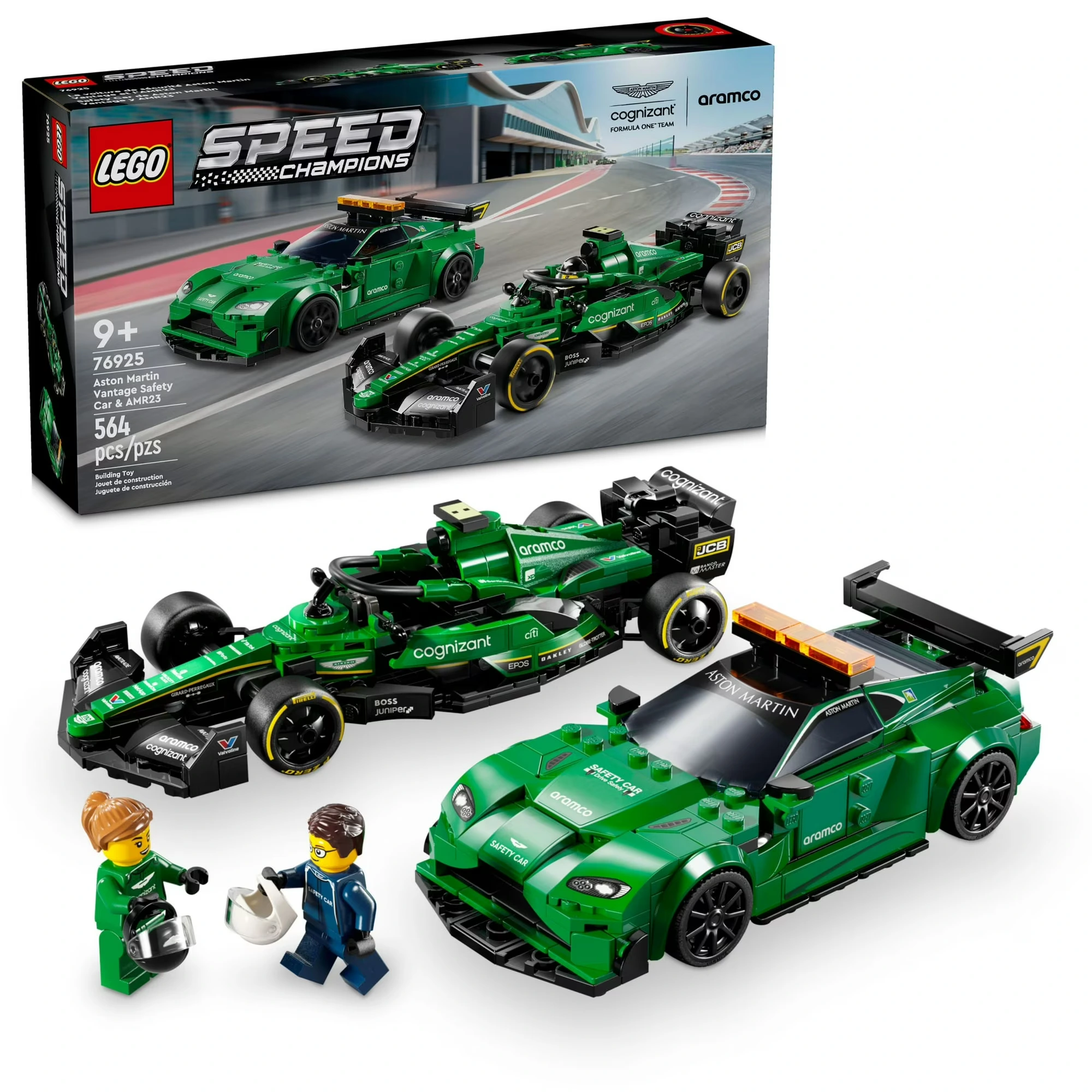 LEGO-Speed-Champions-Aston-Martin-Safety-Car-AMR23-Racing-Car-Toy-Set-with-2-Minifigures-Birthday-Gift-Idea-76925_d540922e-b8dc-41b7-bad3-5e82be1ef87d.ac3ba526d6565cc4d0f40995ca8dc202 LEGO Speed Champions Aston Martin Safety Car & AMR23 Building Toys - Race Car Toy for Kids, Boys & Girls, Ages 9+ - Gift for Christmas - W/ 2 Minifigures - 76925 - Image 1