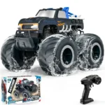 LOHEER 1:16 Remote Control Cars , Waterproof 4WD RC Monster Truck Toys Gifts for Kids Adults