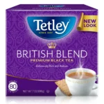 Tetley British Blend Premium Black Tea – 80 Tea Bags, Rich & Authentic Flavor