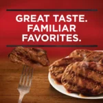 Banquet Family Size Salisbury Steaks with Brown Gravy, Frozen Meal, 27 oz - Image 4