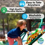 Real Planet 18.8″ Tan Lion Cub Plush – Realistic Cuddly Stuffed Animal & STEM Learning Gift - Image 6