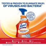 Lysol Kitchen Pro Antibacterial Cleaner Spray – Citrus Scent, 22 oz | Kills 99.9% of Bacteria | Grease & Grime Remover for Kitchens, Counters & Appliances - Image 5