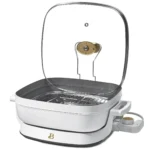 Beautiful 5-in-1 Electric Skillet with Glass Lid – Expandable to 7 Qt | Black Sesame | Versatile Cooking by Drew Barrymore - Image 7