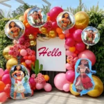 6Pcs Jumbo Spider Theme Foil Balloon Set – Perfect for Birthday Party Decorations