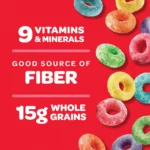 Kellogg's Froot Loops with Marshmallows Breakfast Cereal, 16.2 oz Family Size – Made with 12g Whole Grain - Image 4