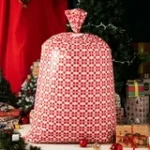 Joyfy 3-Pack Jumbo Christmas Gift Bags – 56”x36” Large Red Plastic Santa Gift Bags with Tags - Image 4