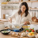 Astercook 22-Pc Ceramic Nonstick Cookware Set (Detachable Handles) - Image 2