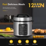 JOINSUN 6-Quart Electric Pressure Cooker – Multi-Functional Stainless Steel Instant Cooker for Quick & Delicious Meals - Image 2