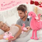MorisMos 18″ Plush Flamingo Set – Mommy Flamingo with 4 Baby Plush Toys – Soft & Cuddly Stuffed Animals for Kids - Image 5