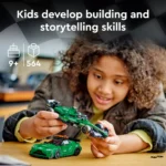 LEGO Speed Champions Aston Martin Safety Car & AMR23 Building Toys - Race Car Toy for Kids, Boys & Girls, Ages 9+ - Gift for Christmas - W/ 2 Minifigures - 76925 - Image 3