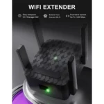 KIDSNADO 2025 WiFi Extender – Dual-Band 2.4GHz & 5GHz Signal Booster, Up to 1200Mbps, Covers 9,800 Sq.ft - Image 7