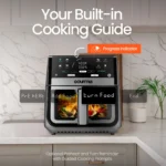 Gourmia 8 Qt Digital Window Air Fryer – 8 One-Touch Cooking Functions | Extra-Large Capacity | Gray - Image 5