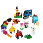 LEGO Classic Medium Creative Brick Box – 484-Piece Toy Set with Train, Car, Tiger, and Accessories | Birthday Gift for Kids 4+ | Endless Building Fun - Image 2