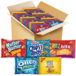 Variety Pack of Cookies & Crackers – OREO, CHIPS AHOY!, Nutter Butter, RITZ & Wheat Thins, 50 Snack Packs